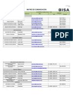 Matriz de Comunicaciones CMC-BISA