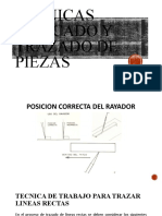 Técnicas de trazado y marcado de piezas