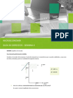 Microeconomía Guía de Ejercicios - Semana 4: NOMBRE: Equilibrio de Mercado Caso Demanda Perfectamente Inelástica