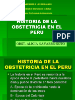 Historia de La Obstetricia en El Peru-u