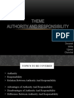 Authority and Responsibility: Balancing Power and Duties