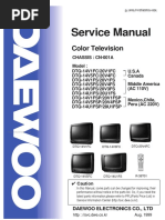 Service Manual: Color Television