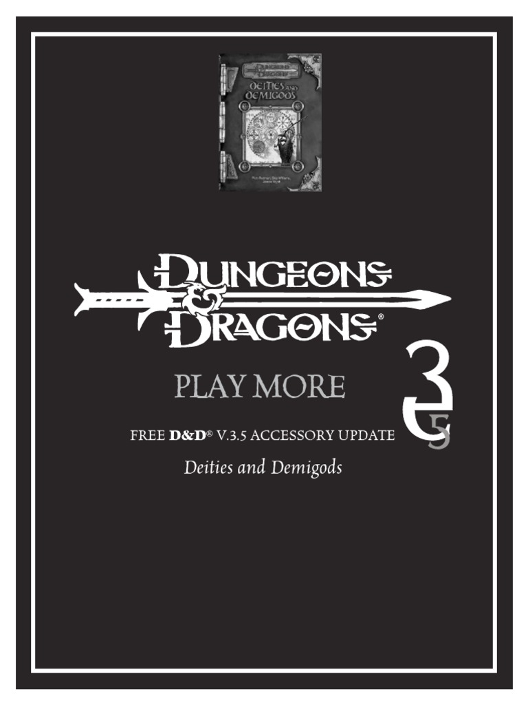 D d 3 5 Deities And Demigods Pdf