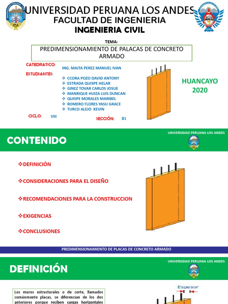 Predimensionamiento de Placas de Concreto | PDF | Hormigón | Doblar