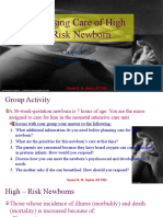 MOD 1 PED Nursing Care of High Risk Newborn