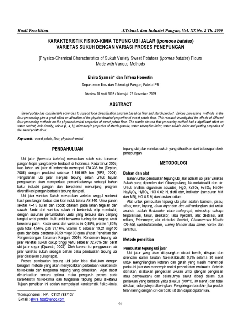 Jurnal Ubi Jalar | PDF