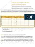 Mis Registro de Deudas en 5 Pasos (Préstamos, Créditos, Tarjetas)