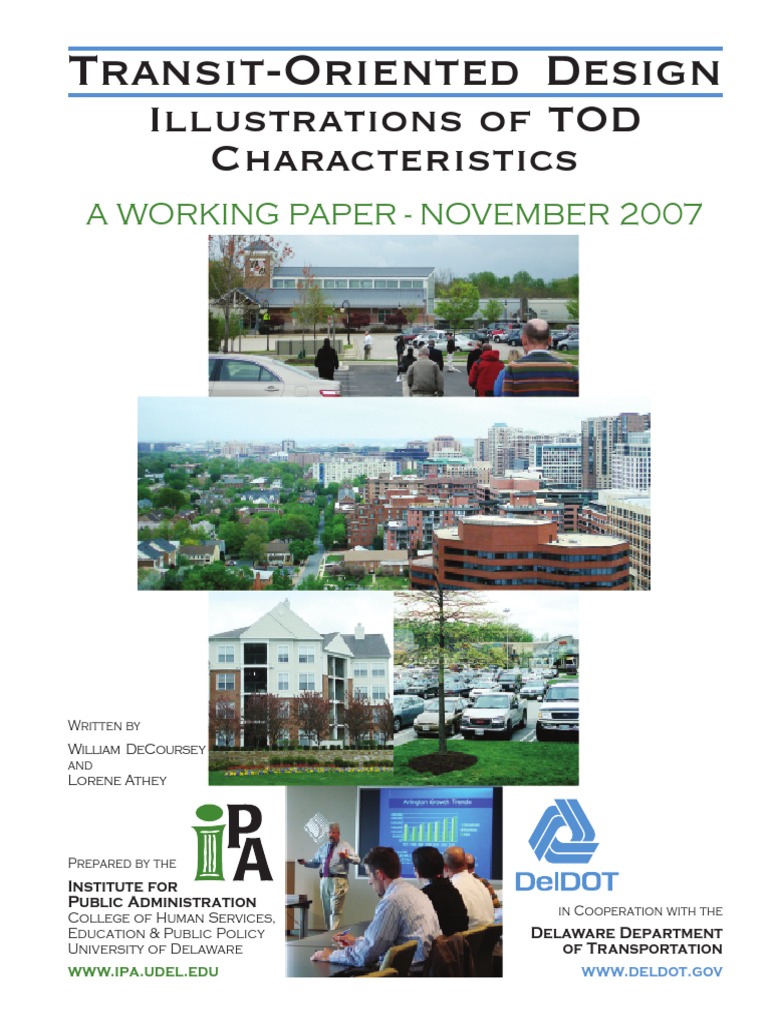 Tod Working Paper | PDF | Public Transport | Transport