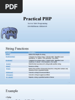 Practical PHP: Server-Side Programing Abedalrhman Alkhateeb