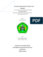 Relasi Ilmu Dakwah Dengan Ilmu Lain