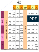 Su Mo Tu We TH: Eng Social Studies CT-P Urdu CT-P Math Science