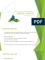 Applied Statistics Survival Analysis