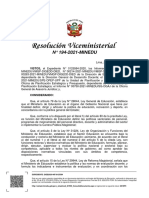 RVM N° 194-2021-MINEDU - EducarPerú