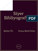2 - Siyer Bibliyografyası-Şaban Öz Feyza Betül Köse - 1910141751347953