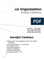 Hostel Canteen Organization and Improvement with 5S Methodology