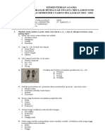 SBdP Ujian Semester I Tahun Pelajaran 2021/2022