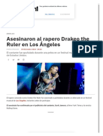 Asesinaron Al Rapero Drakeo The Ruler en Los Ángeles