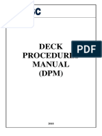 Deck Procedures Manual (DPM)