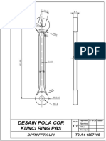 Diana Fitria - Desain Pola Cor Kunci Pas Ring - Teknik Pengecoran Logam