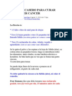 Receta Curar El Cancer