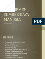 Manajemen Sumber Daya Manusia