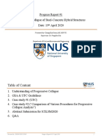 Progress Report on Understanding Progressive Collapse in Structures