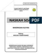 Naskah Soal: Madrasah Aliyah