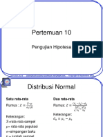 Materi Statistika Probabilitas Pertemuan 10