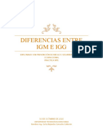 Diferencias Entre IgM E IgG Practica Nº1 Carla Camacho