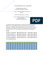 Índices de Capacidad de Corto y Largo Plazo