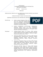 RPM Persyaratan Teknis Alat Dan Perangkat Maritim Dan Radar Surveillance - 0