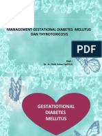 DM Gestational DG Tirotosikosis