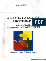 Feijoo - A Escuta e A Fala em Psicoterapia