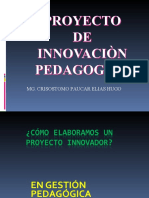 Elabora Proyecto Innovador Pedagogico 20051