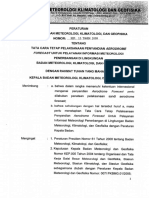 Peraturan Kepala BMKG No.13 Tahun 2009 Tentang Penyandian Aerodrome Forecast
