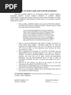 Deed of Assignment and Transfer of Rights