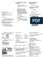 Different Methods of Gathering Data