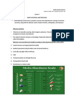 Lesson 3 EARTH MATERIALS AND PROCESSES