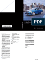 Mercedes Benz B-Class electric drive user manual