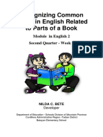 Passed 520-12-20MELCS MP Recognizing Common Terms in English Related To Parts of A Book