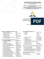 Acara Kebaktian Dan Pengorganisiran Turen