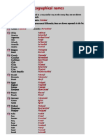 Handout02_Geographical Names