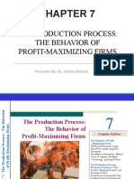 CH 7 The Production Process - The Behaviour of Profit Maximising Firm