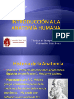 1 Introducción Anatomía - USP. Clase 1 (VC)