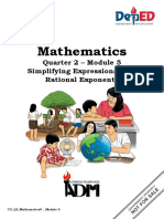 Mathematics9 Q2-Mod5 SimplifyingExpressionswithRationalExponents V1.0