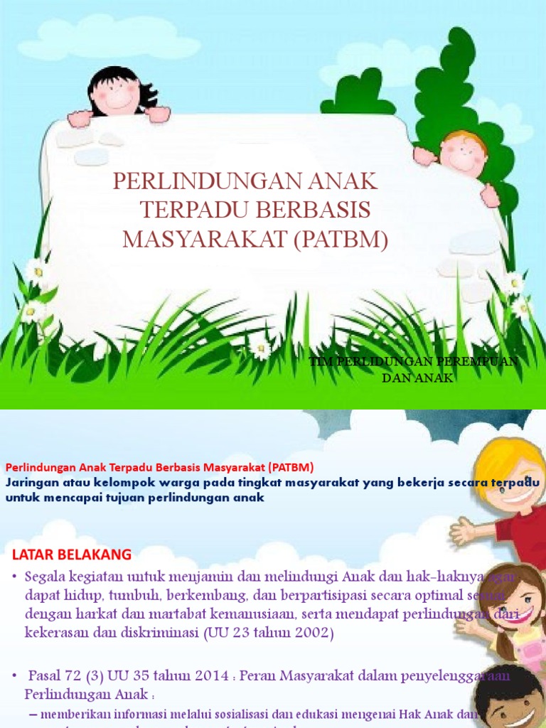 Contoh Kegiatan PATBM untuk Perlindungan Anak | PDF