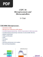 CSPC 36 Microprocessors and Microcontrollers: 1 Unit