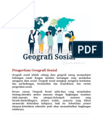 Geografi Sosial