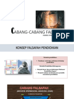 Cabang-Cabang Falsafah