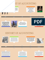 History of Accounting: 2500 B.C. 1000 B.C. 500 B.C. 423 B.C. 1200 - 1493